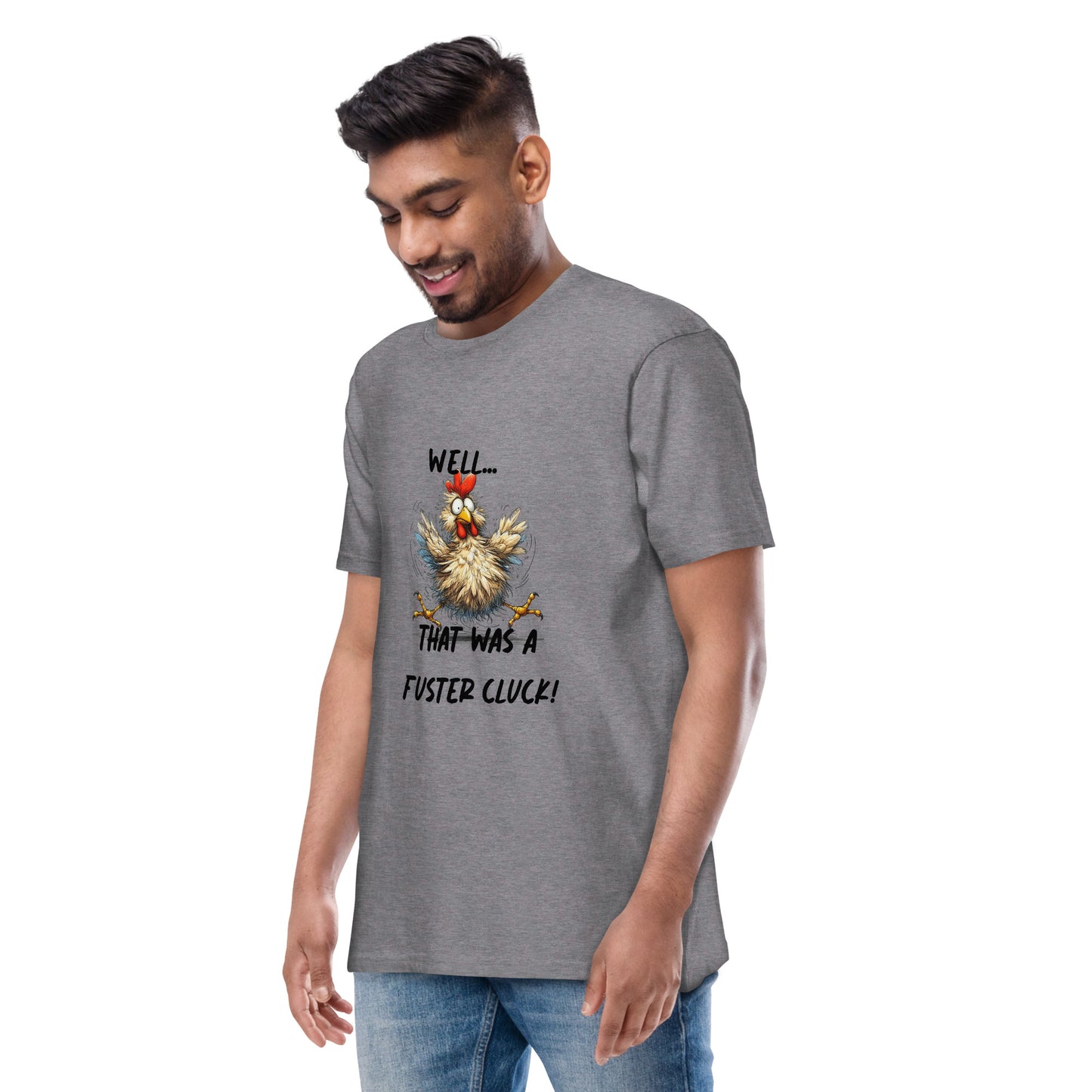 Fuster Cluck - Men’s premium heavyweight tee