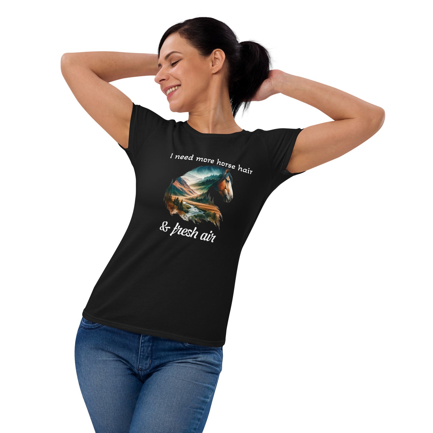 More Horse Hair - Women's short sleeve t-shirt