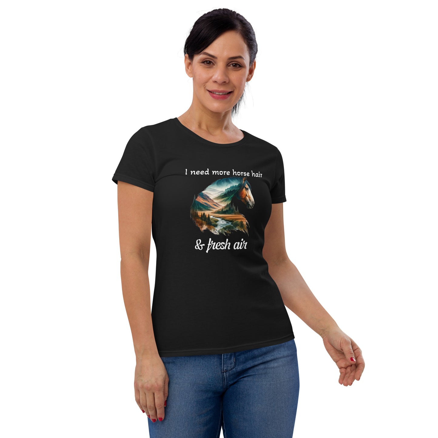 More Horse Hair - Women's short sleeve t-shirt