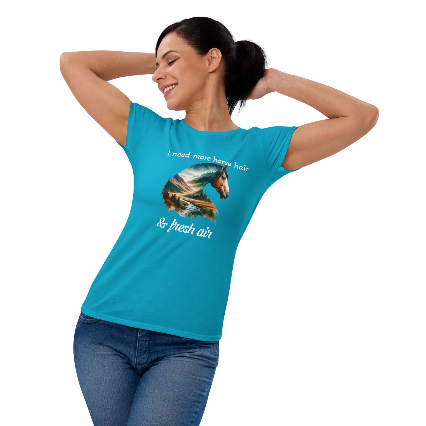 More Horse Hair - Women's short sleeve t-shirt