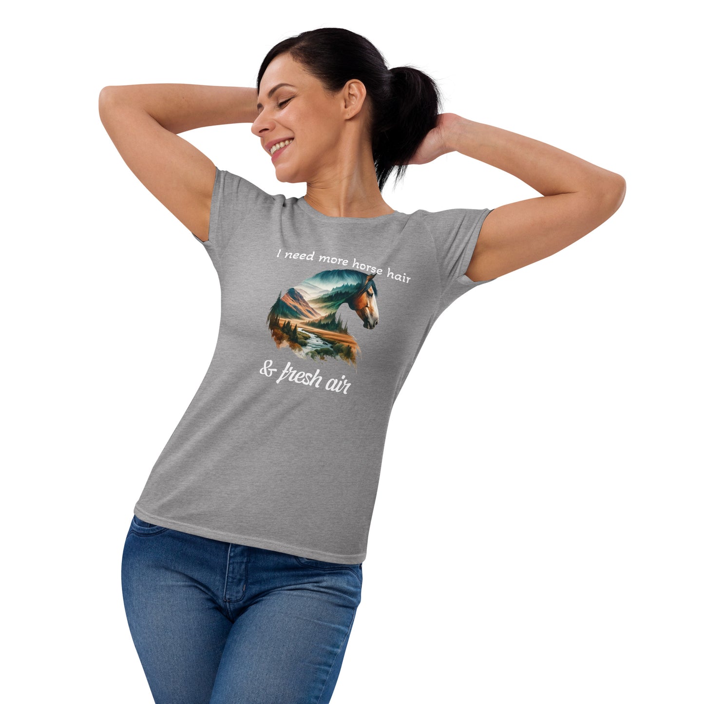 More Horse Hair - Women's short sleeve t-shirt