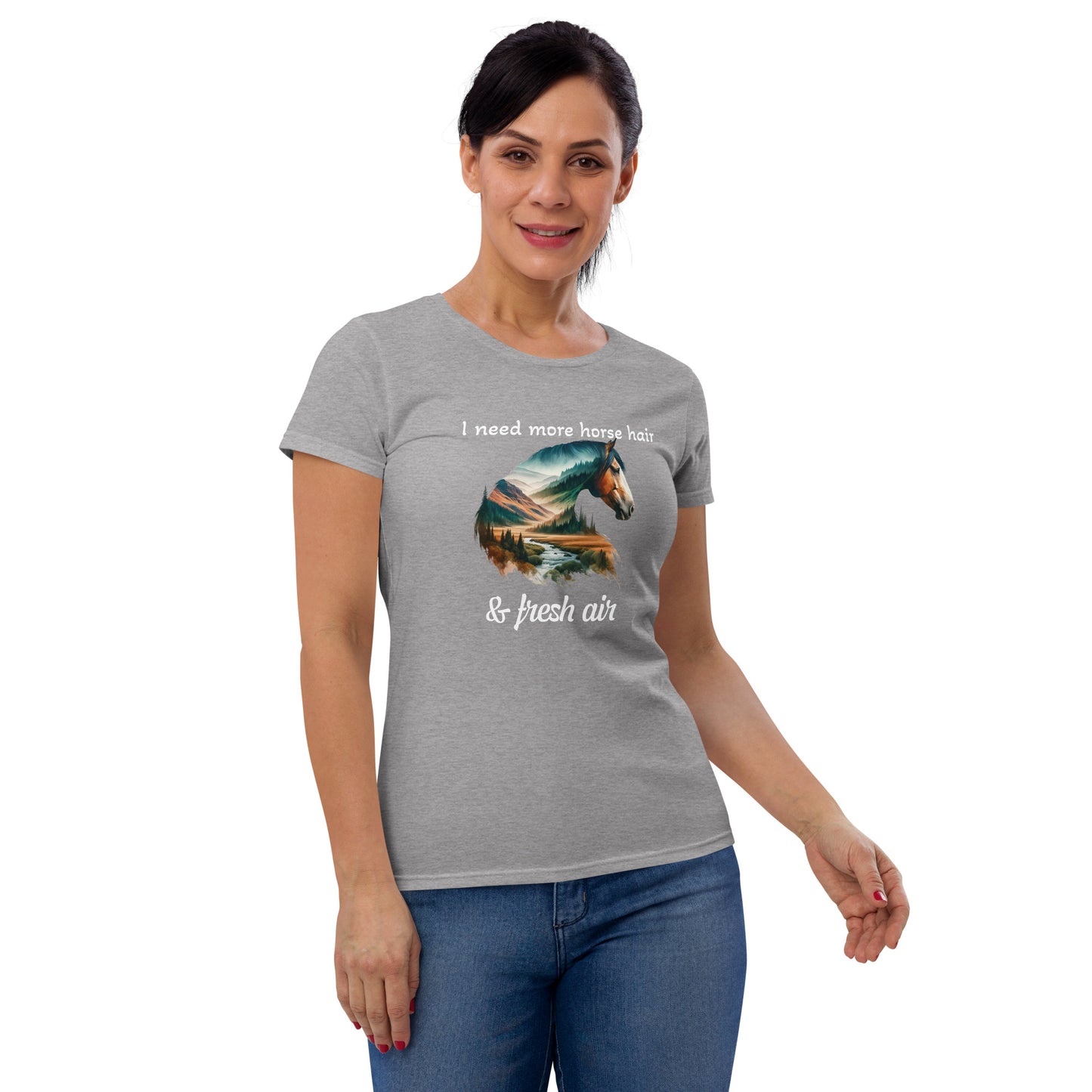 More Horse Hair - Women's short sleeve t-shirt