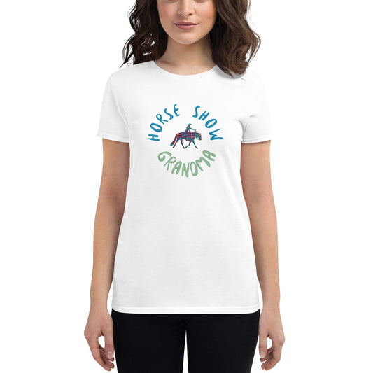 Horse Show Grandma - Women's short sleeve t-shirt