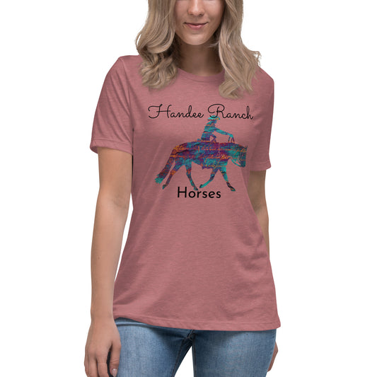 Handee Ranch Horses Women's Relaxed T-Shirt